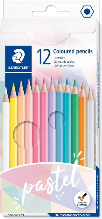 Image du produit Staedtler Stylo couleur 146C carton de 12 pièces, trié, pastel (12 couleurs, 12 x)