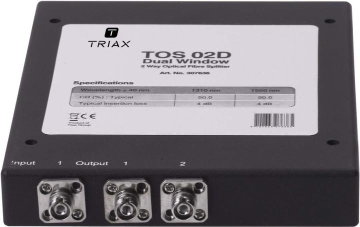 Immagine prodotto Triax Amplificatore ottico a 2 vie TOS 02 D con connessioni FC/PC (Cavi)