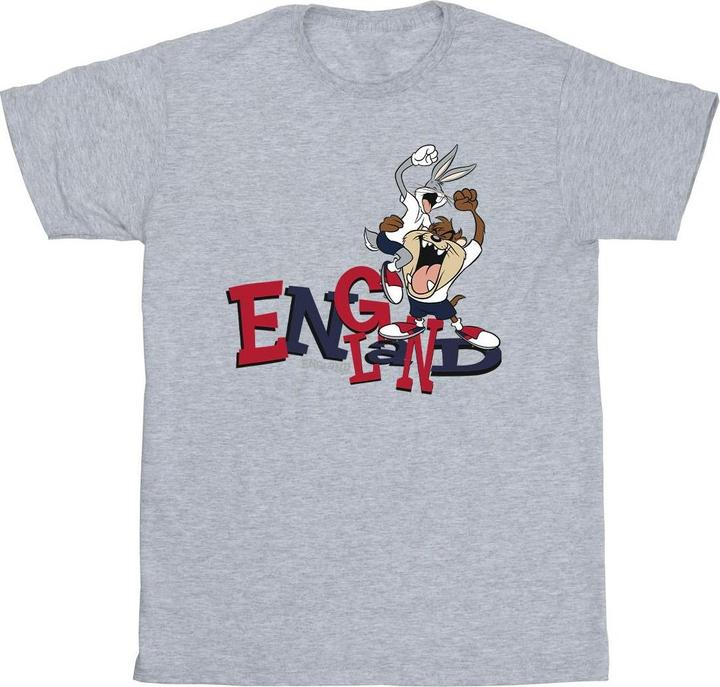 Looney Tunes Bugs & Taz England TShirt (4XL)