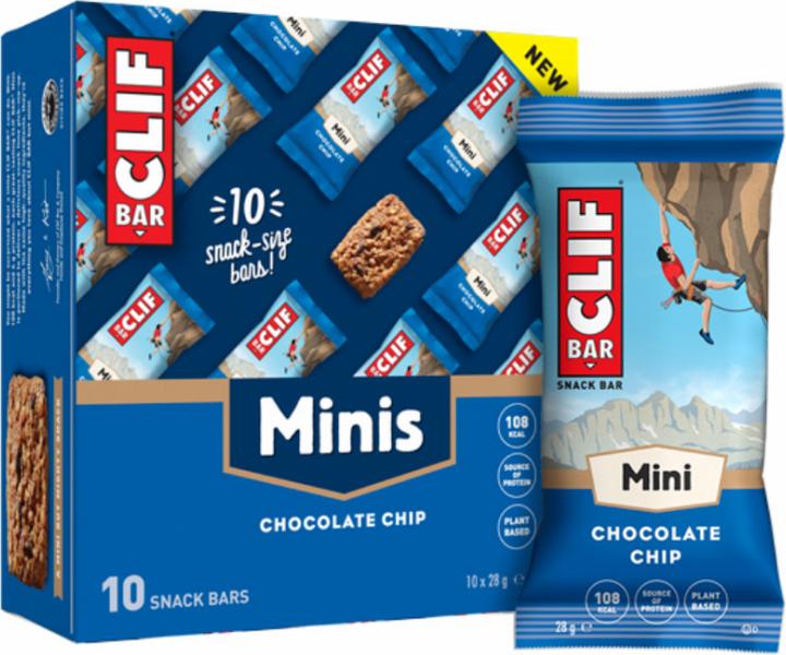 Image du produit Clif Bar Mini barres Chocolate Chip (Chocolat, 10 pcs, 280 g)