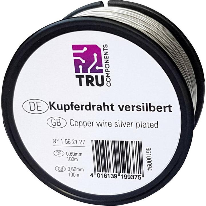 Produktbild Tru Components Kupferdraht AussenDurchmesser (30 m)
