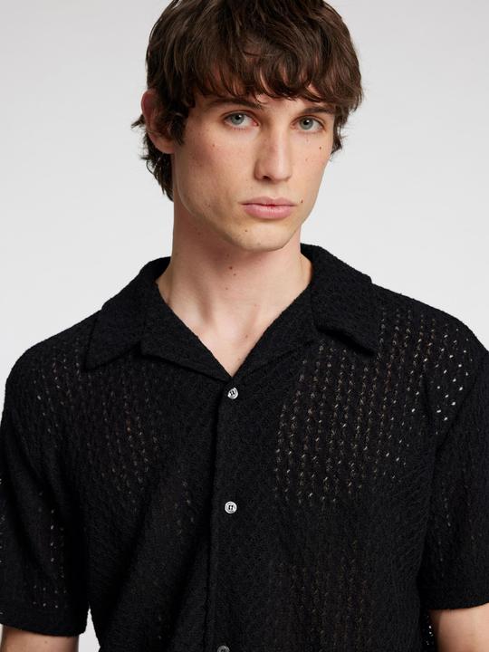 Actual product image Selected Homme Jacquard Strick Kurzarmhemd (XXL)