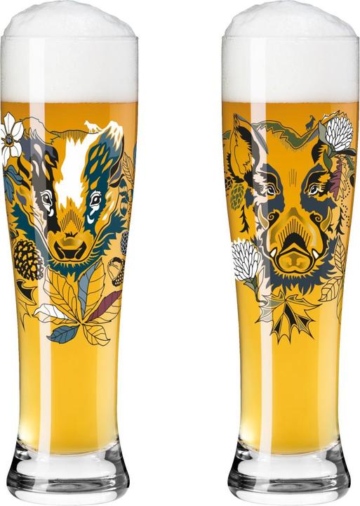 Ritzenhoff 2-er-Set Weizenbierglas Brauchzeit (0.65 l, 2 x)