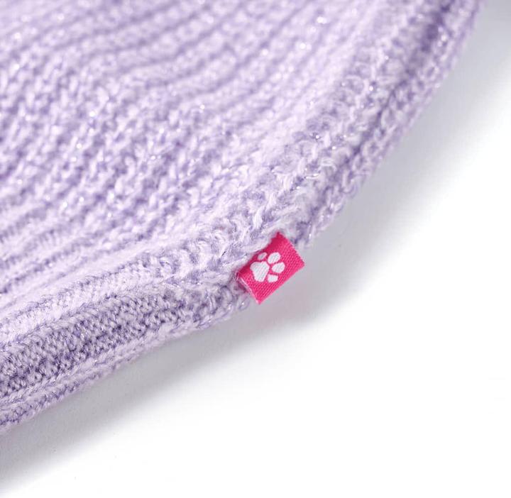 Produktbild VidaXL Kinder-Pulloverweste Gestrickt Helllila 140,Material: 67 (140)