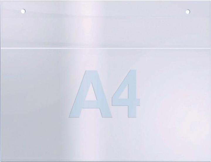 Produktbild Twinco Wandprospekthalter DIN A4 quer Acryl transparent (A4, Quer)