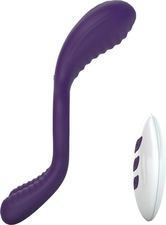 Actual product image Tracy's Dog Remote Control Vibrating Penis Ring - Purple (3.40 cm)