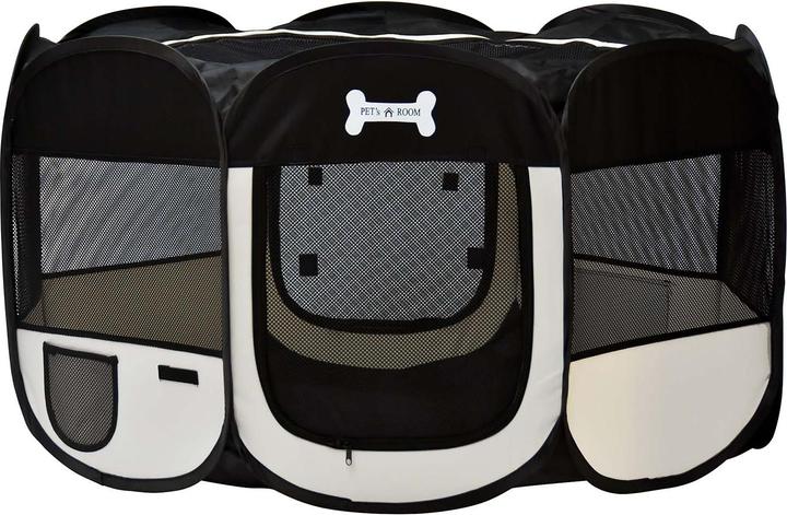 Immagine prodotto Fudajo Box per cuccioli pop-up antracite Pista per cuccioli Box per animali domestici pieghevole