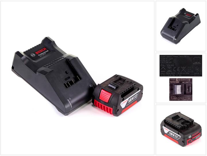 Bosch Professional Bosch Starter Set 18V con 1x batteria GBA 3.0Ah + caricatore GAL 18V-40 (18 V)