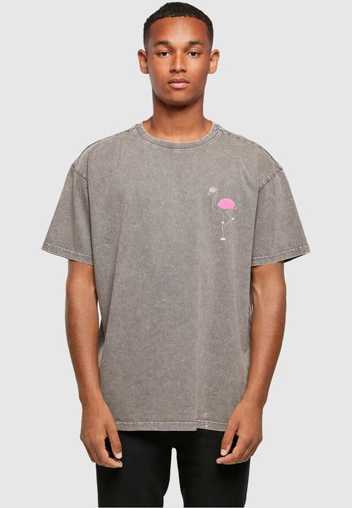 Image du produit Merchcode Flamingo Acid Washed Heavy Oversized Tee - 116899 (3XL)