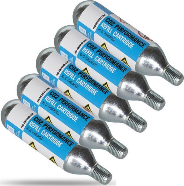 Immagine prodotto PRO Cartucce Co2 5 X 16gr Con Filetto (Cartucce CO2 di ricambio)