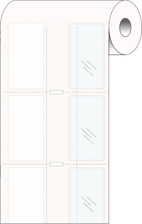 Immagine prodotto Brady Etichette stampa-e-proteggi, poliestere, bianco, lucido, 25,40 x 50,80 mm, adesivo estremamente (5.08 cm)