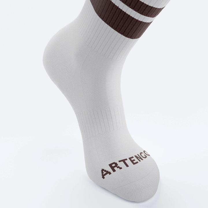 Artengo Tennissocken High 4er Pack - RS300 braun/weiss (43, 46)