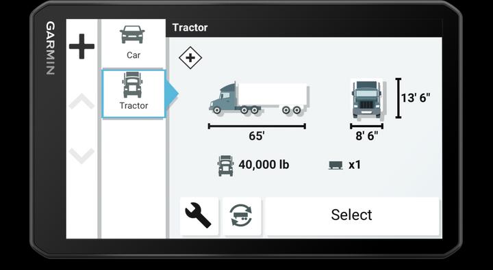 Actual product image Garmin Dezl LGV710 EU MT-D EU (7")