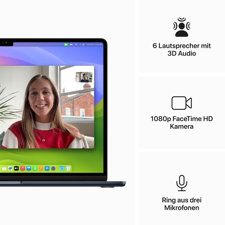 Image du produit Apple MacBook Air – 2024 (15", M3, 24 Go, 1000 Go, DE)