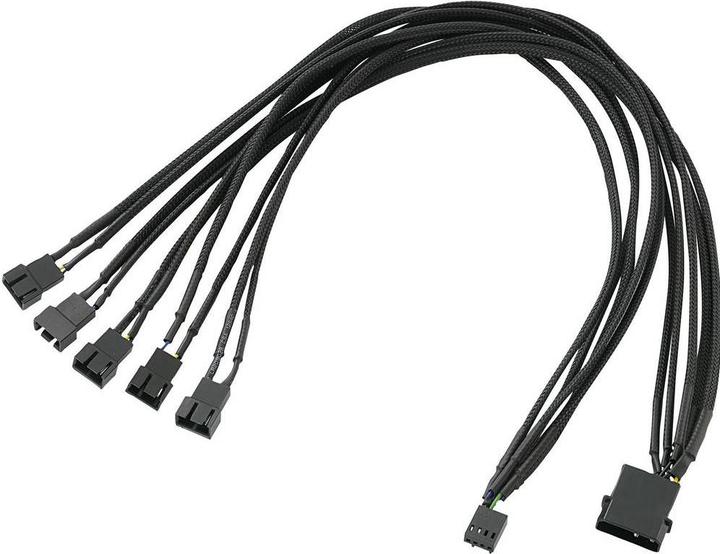 Produktbild Akasa PC-Lüfter Y-Kabel (5x PC-Lüfter Stecker 4pol.