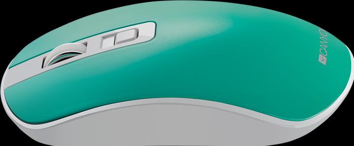 Image du produit Canyon Souris sans fil rechargeable avec boutons silencieux MW-18, aigue-marine (Sans fil)