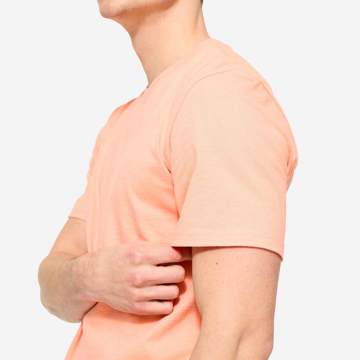 Actual product image Domyos T-Shirt Herren Regular Baumwolle - orange (3XL)