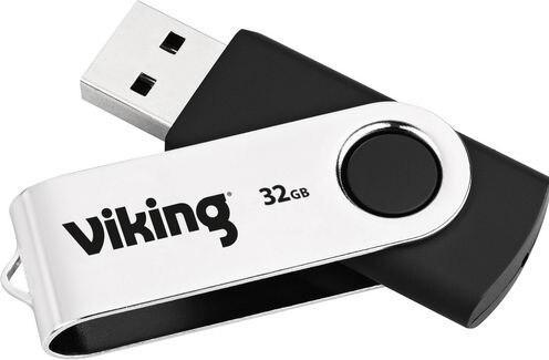 Actual product image Viking USB stick Ativa OFD1076088 32 GB Black, Silver (32 GB, USB-A)