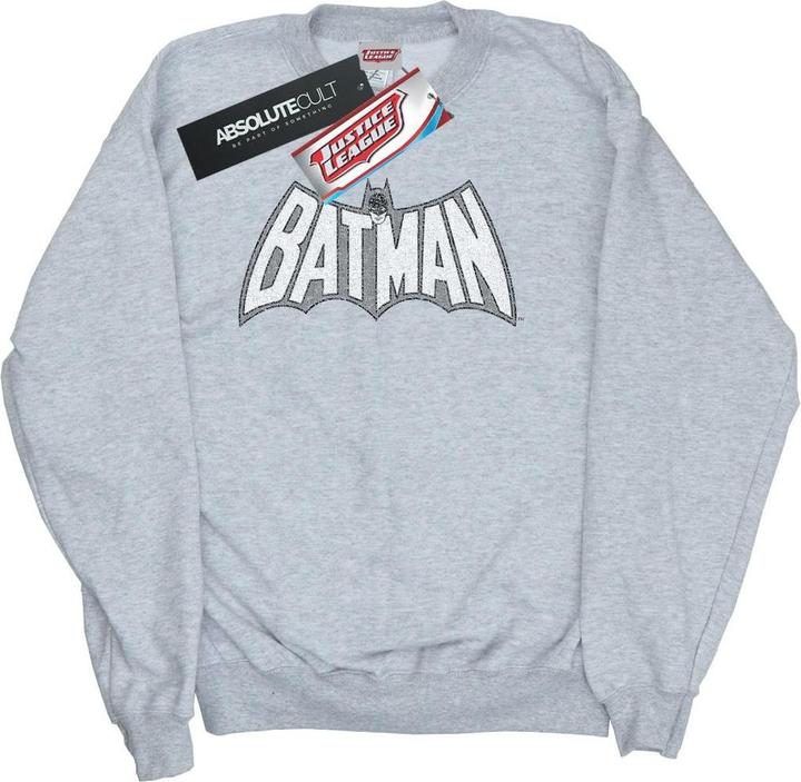 Batman Retro Crackle Logo Sweatshirt Jungen