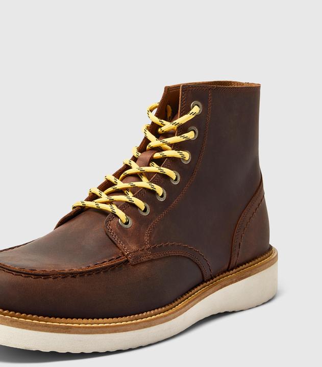 Actual product image Selected Homme Moc Toe Leather Boots (40)
