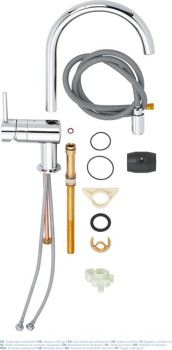 Produktbild Grohe Küchenarmatur mit Handbrause Minta chrom glänzend 32918000