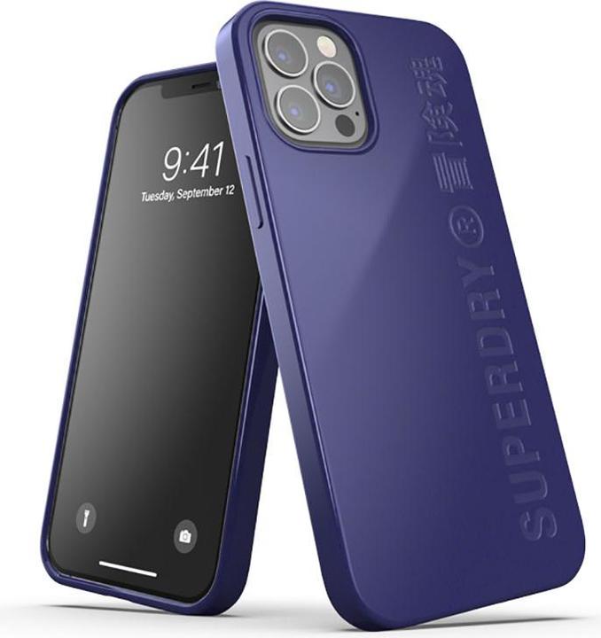 Produktbild Superdry Snap iPhone 12/12 Pro Compostab le dark blue (Apple iPhone 12 Pro, Apple iPhone 12)