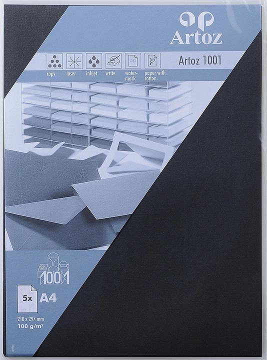 Artoz 1001 Bögen schwarz (100 g/m², 5 x, A4)
