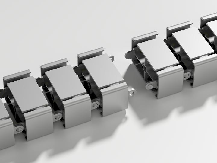 Produktbild equip Eqiup Deluxe Kabelführng 130cm für Unterschichtmontage grau (3.50 cm)