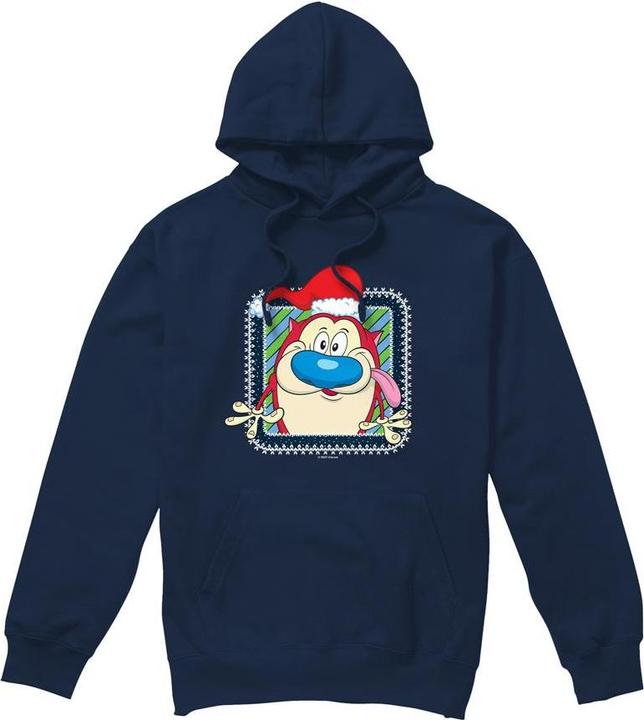 Ren & Stimpy Festive Kapuzenpullover weihnachtliches Design