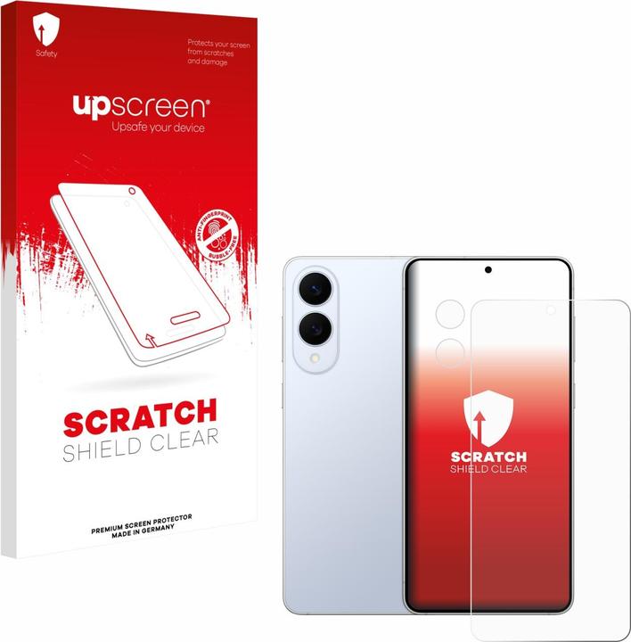 Produktbild upscreen Schutzfolie Displayschutz Displayschutzfolie Folie Klar Transparent (1 Stück, Samsung Galaxy S25 Edge)