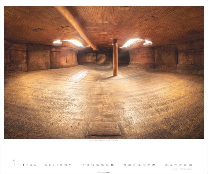 Produktbild Architecture in Music Kalender 2026 - Musikinstrumente von innen (55 x 46 cm, Deutsch)