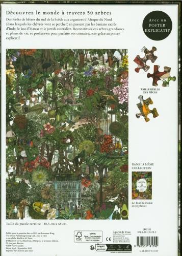 Produktbild Le tour du monde en 50 arbres : un puzzle de 1000 pièces (1000 Teile)