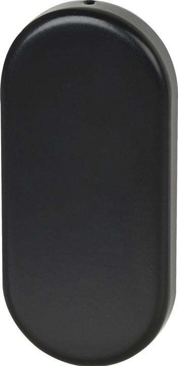 Actual product image FSB Blind rosette (cover) oval, concealed screw-fixed rosette deep black aluminium (Door handle)