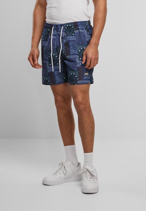 Actual product image Urban Classics Pattern Swim Shorts - 4984 (S)