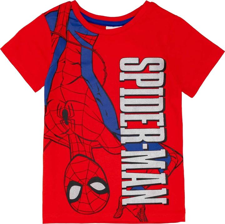 Actual product image Spiderman Boys Contrast Short Pyjama Set (128)