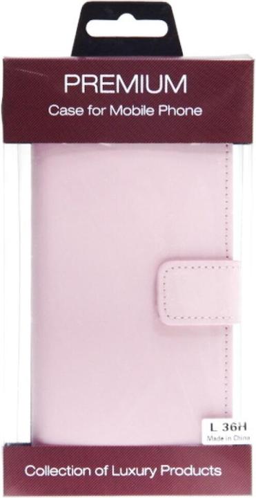 Produktbild OEM Slim Leather Book Case for Sony Xperia Z - pink 4250710507894 (Sony Xperia Z)