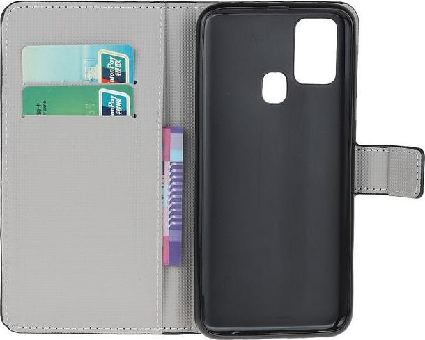 Actual product image MU Style Leather cover with pattern (Samsung Galaxy A21s)