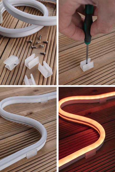 Actual product image Paulmann 78889 SimpLED Outdoor Stripe (White, 300 cm, Outdoor)