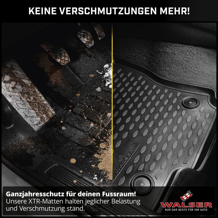 Produktbild Walser Gummimatten XTR für Opel Meriva B 06/2010 - 03/2017 (2 Vordermatten + 2 Rückmatten)