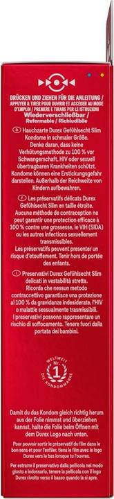 Produktbild Durex Gef??hlsecht Slim Fit (8 Stk.)