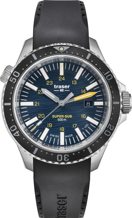 Traser H3 109371 P67 T100 SuperSub Blue 46mm 50ATM (46 mm)