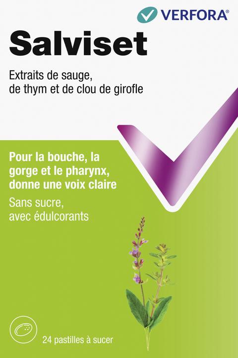 Image du produit Salviset Pastilles pour la bouche et la gorge (24 pièce(s))