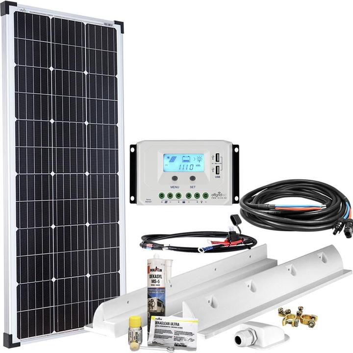 Offgridtec mPremium L-100W 12V Wohnmobil Solaranlage (100 W)