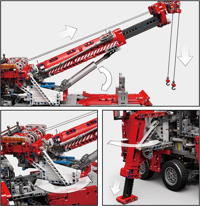 Produktbild Mould King Feuerwehr Abschleppfahrzeug