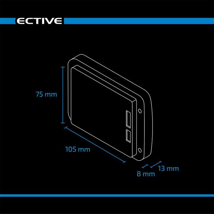 Image du produit Ective Moniteur de batterie BM X avec shunt 500A et application Bluetooth