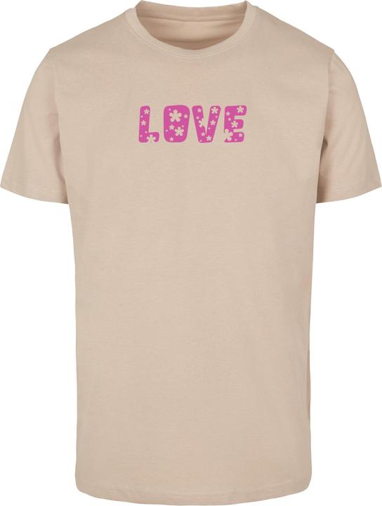 Image du produit Merchcode Valentines Day - Flowers Love T-Shirt Round Neck - 117445 (3XL)