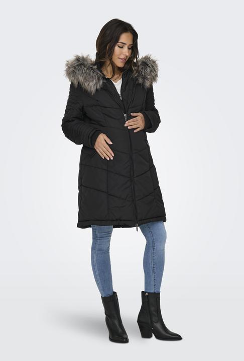 Produktbild Only Maternity Kapuze Gerippte Ärmelbündchen Mantel Mantel (L)