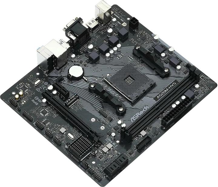 Image du produit AsRock A520M-HVS (AM4, AMD A520, mATX)