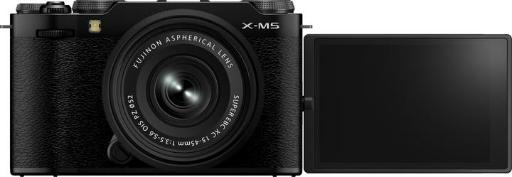 Actual product image Fujifilm X-M5 + Fujinon XC 15-45mm F3.5-5.6 OIS PZ (15 - 45 mm, 26.10 Mpx, APS-C / DX)