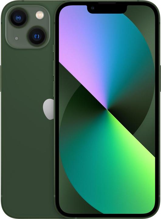 Produktbild Apple iPhone 13 (128 GB, Green, 6.10", SIM + eSIM, 12 Mpx, 5G)